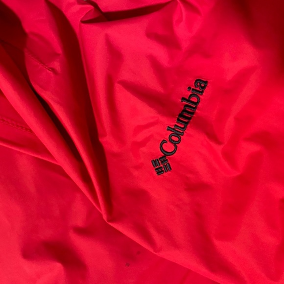 COLUMBIA OMNI TECH RAIN JACKET SIZE S EUC - Picture 6 of 7